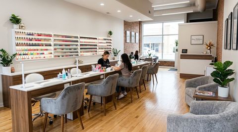 Illustration of Shear Mechanix, nail salon in Trinidad, CO